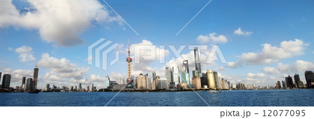 Shanghai skyline. Shanghai skyline. 12077095