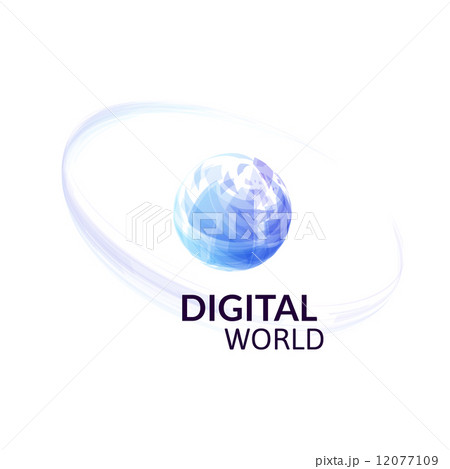 Digital earth concept symbol 12077109