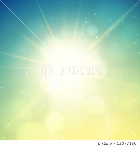 Summer background, summer sun with lens flare 12077136