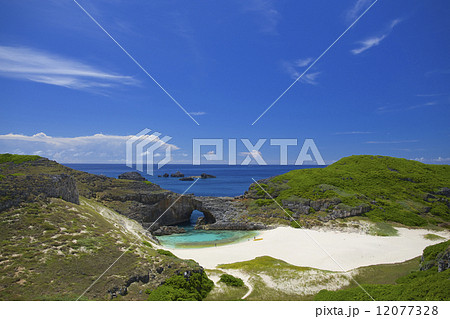 小笠原　南島の扇池 12077328