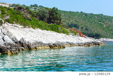 Summer Kefalonia coast view (Greece) 12080129
