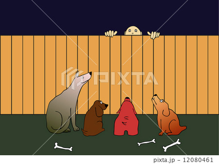 guard dogs and thief 12080461