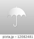 Origami vector umbrella 12082481