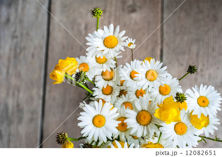 Beautiful tender bouquet of summer meadow flowers 12082651