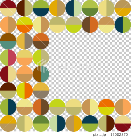 Colorful dot frame Colorful dot frame 12082870