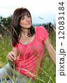 woman on meadow 12083184