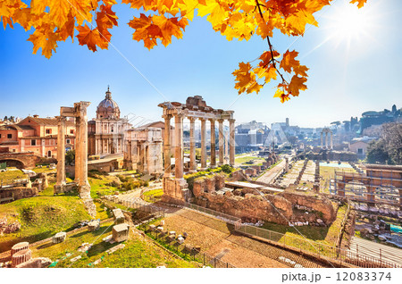 Roman ruins in Rome, Forum 12083374
