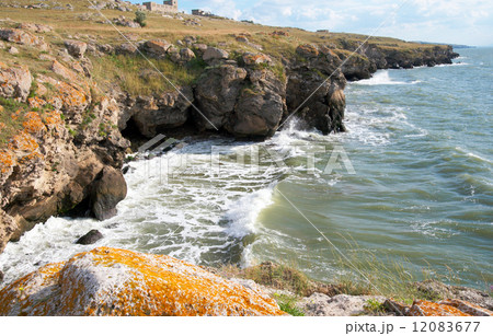 Morning summer coastline Morning summer coastline 12083677