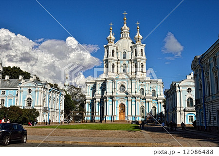 St. Nicholas Cathedral in Saint-Petersburg, Russia. 12086488