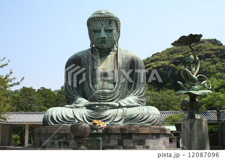 鎌倉の露座の大仏様 12087096