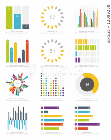 set of infographics elements 12089268