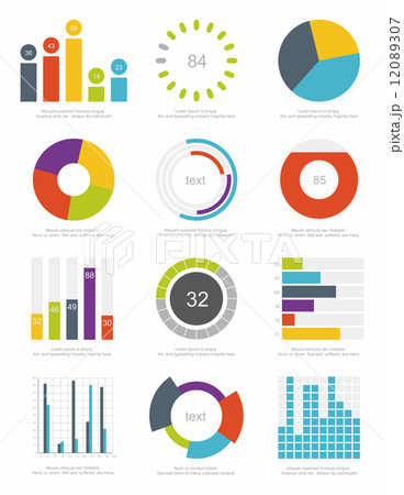 set of infographics elements 12089307