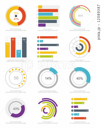 set of infographics elements set of infographics elements 12089387