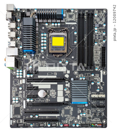 Electronic collection - Computer motherboard without CPU cooler Electronic collection - Computer motherboard without CPU cooler 12089742