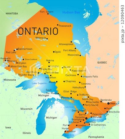 Ontario Province Map  12090463