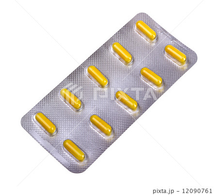 Medicine capsules packed in blisters 12090761