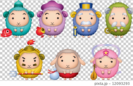 Seven Lucky Sheep 12093293