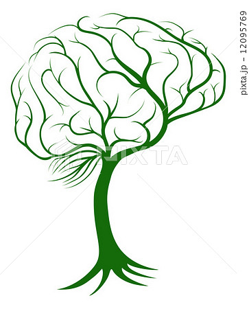 Brain tree concept 12095769