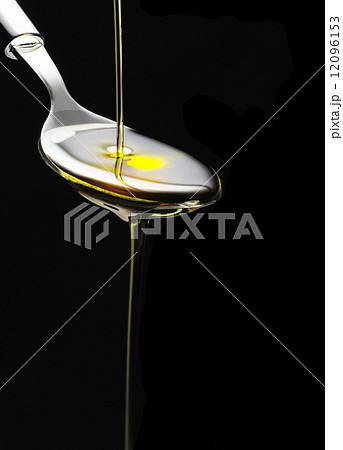 olive oil on a spoon 12096153