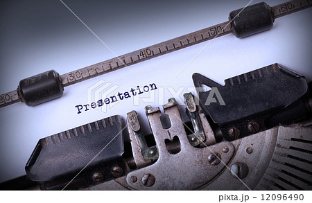Vintage inscription made by old typewriter Vintage inscription made by old typewriter 12096490