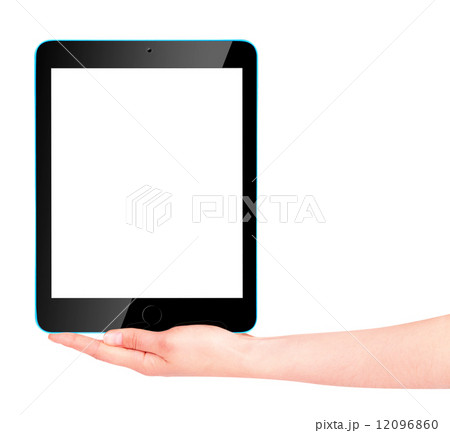Touch screen tablet computer with hand 12096860