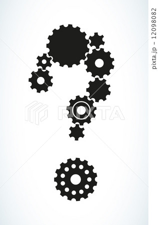 question mark created from cog wheels question mark created from cog wheels 12098082