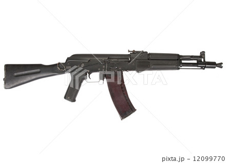 modern AK105 assault rifle on white 12099770