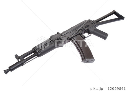 Kalashnikov AK105 modern assault rifle on white Kalashnikov AK105 modern assault rifle on white 12099841
