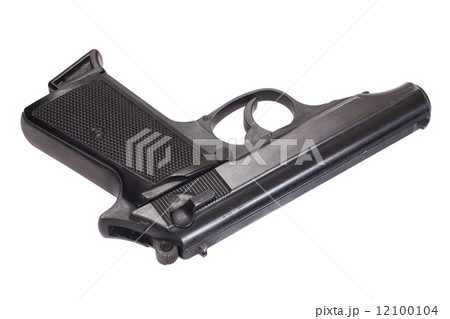 hand gun isolated on white background hand gun isolated on white background 12100104