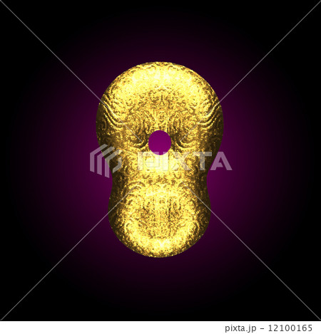 vector golden figure 8 12100165