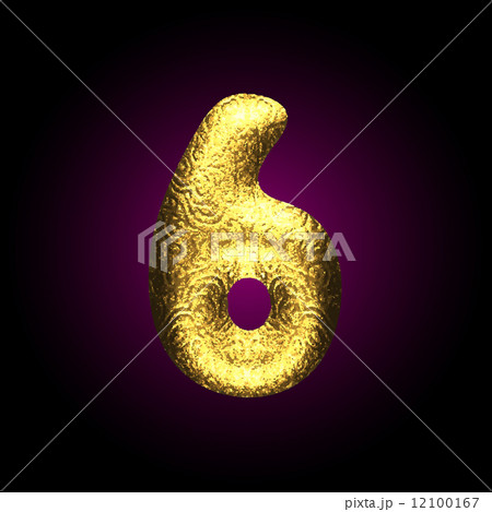 vector golden figure 6 vector golden figure 6 12100167