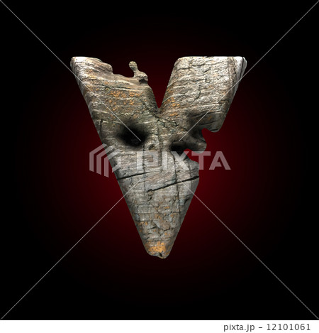 Vector wooden figure v Vector wooden figure v 12101061