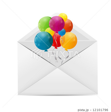 Color Glossy Balloons Background Vector Illustration Color Glossy Balloons Background Vector Illustration 12101796