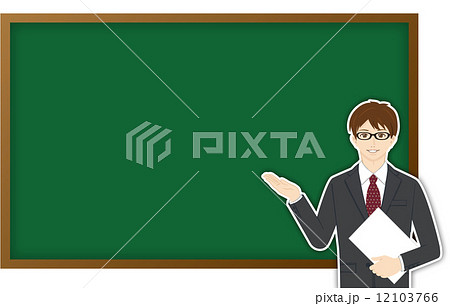 黒板　塾　先生　教育　学習　勉強 12103766