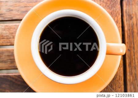 Closeup cup of hot americano 12103861