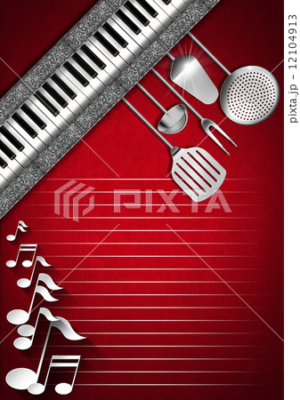 Music and Food - Menu Design 12104913