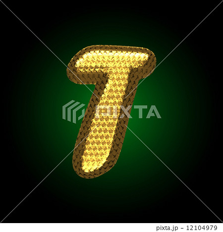 vector golden letter 12104979