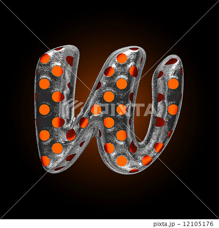 vector hot metal figure w vector hot metal figure w 12105176