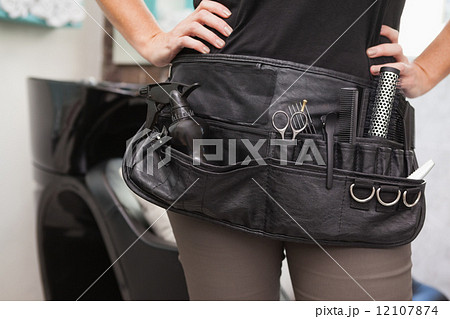 Close up of hairdressing bag 12107874
