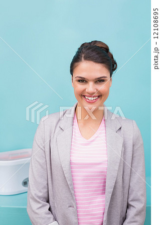 Pretty brunette with stylish up do Pretty brunette with stylish up do 12108695