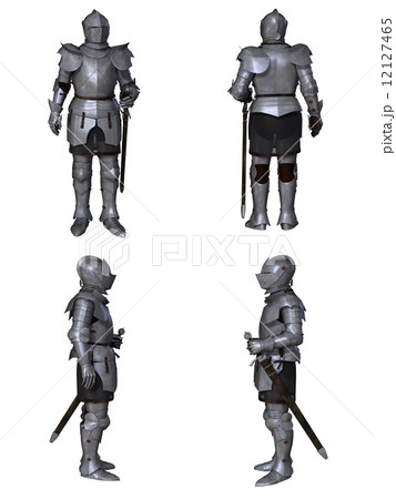Medieval Knight Fantasy Character Set (Milanese) 12127465