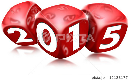 Dice 2015 Happy New Year Dice 2015 Happy New Year 12128177