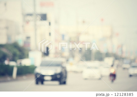 blurred of car on road blurred of car on road 12128385