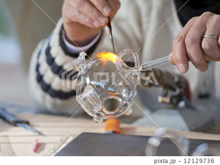 glass working hands 12129736