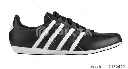 Black sneaker with white strips Black sneaker with white strips 12130696