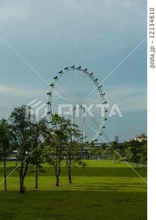 View of Singapore city skyline 12134610