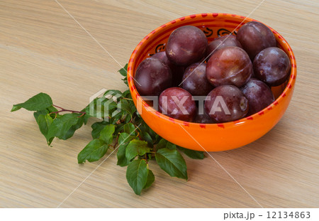 Plums in the bowl 12134863