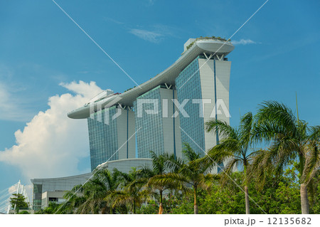 SINGAPORE - MAY 11: Marina Bay Sands Integrated Resort on May 11 SINGAPORE - MAY 11: Marina Bay Sands Integrated Resort on May 11 12135682