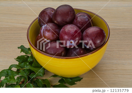 Plums in the bowl 12135779