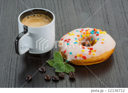 Coffee with donuts 12136712